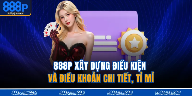 888P xây dựng điều kiện và điều khoản chi tiết, tỉ mỉ